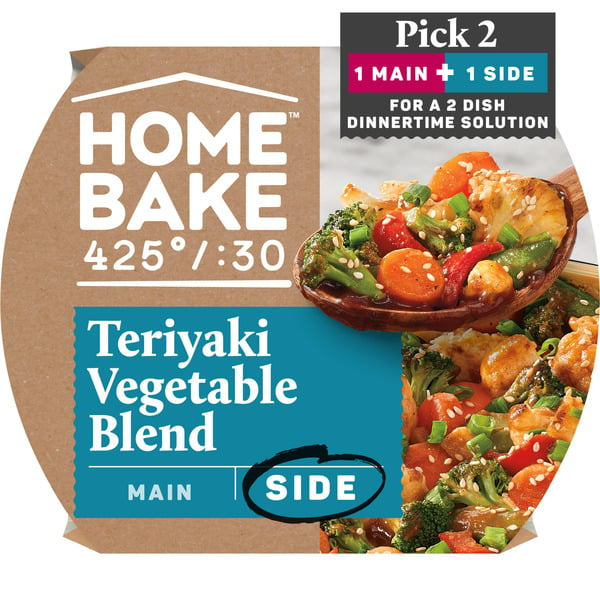 Frozen Meals Homebake 425/30 Teriyaki Vegetable Blend Veggie Dish hero