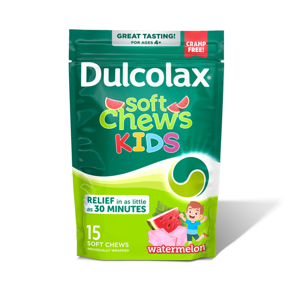 Digestion Dulcolax Kids Saline Laxative Soft Chews, Watermelon Flavor hero