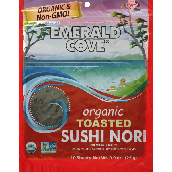 Asian Foods Emerald Cove Organic Pacific Sushi Nori hero