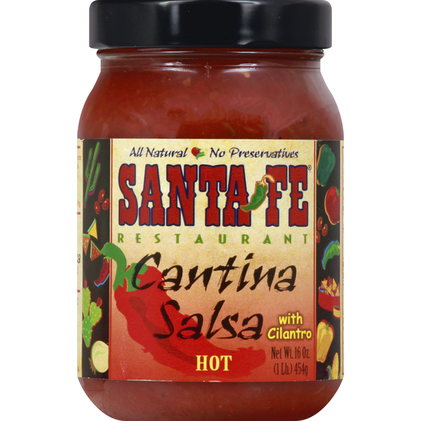 Condiments Santa Fe Cantina Salsa, with Cilantro, Hot hero