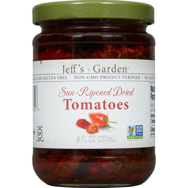 Canned & Jarred Vegetables Jeff's Garden Sun-Ripened Dried Tomatoes hero