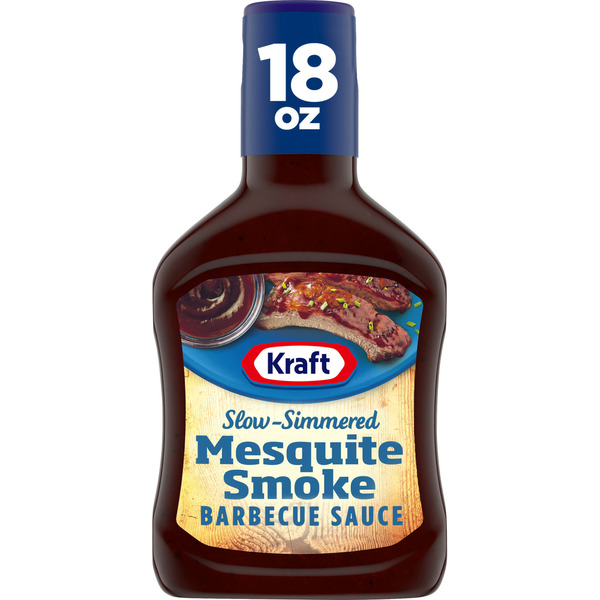 Marinades & Meat Preparation Kraft Mesquite Smoke Slow-Simmered Barbecue Sauce hero