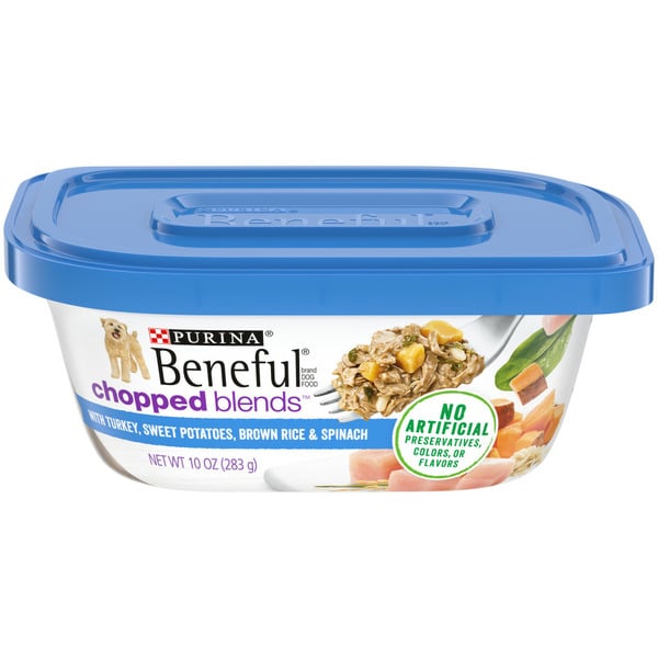 Dog Food & Care Purina Beneful Gravy, High Protein Wet Dog Food, Chopped Blends With Turkey hero