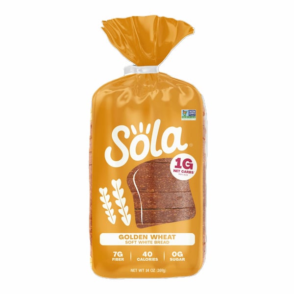 Bread SOLA Golden Wheat Soft White Bread, Non-GMO, No Added Sugar hero