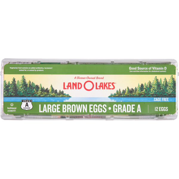 Eggs Land O Lakes Large Brown Cage Free Eggs hero