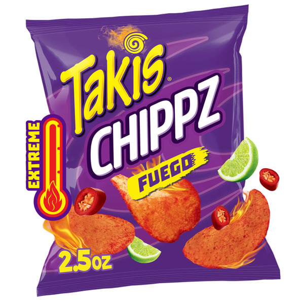 Takis Chippz Fuego Thin-Cut Potato Chips Bag hero