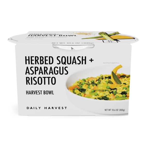 Frozen Meals Daily Harvest Herbed Squash + Asparagus Risotto Harvest Bowl hero