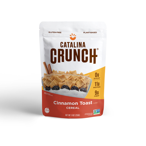 Cereal Catalina Crunch Cinnamon Toast, Keto Friendly Cereal hero