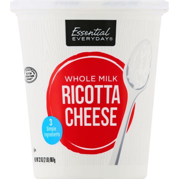 Specialty Cheeses Essential Everyday Ricotta Cheese, Whole Milk hero