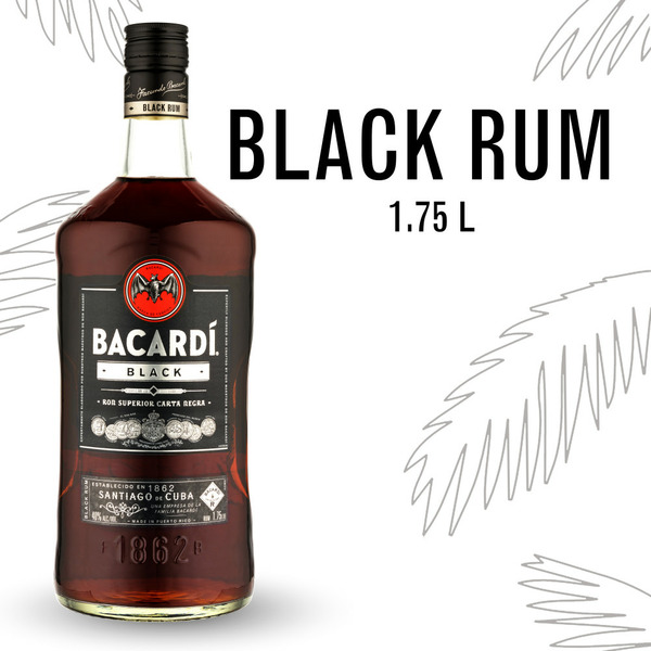 Rum Bacardí® Black Rum hero