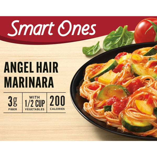 Frozen Meals Smart Ones Angel Hair Pasta Marinara with Spinach & Zucchini Frozen Meal hero