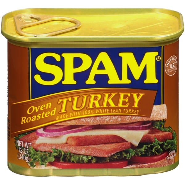 Canned Meat & Seafood SPAM Oven Roasted Turkey hero