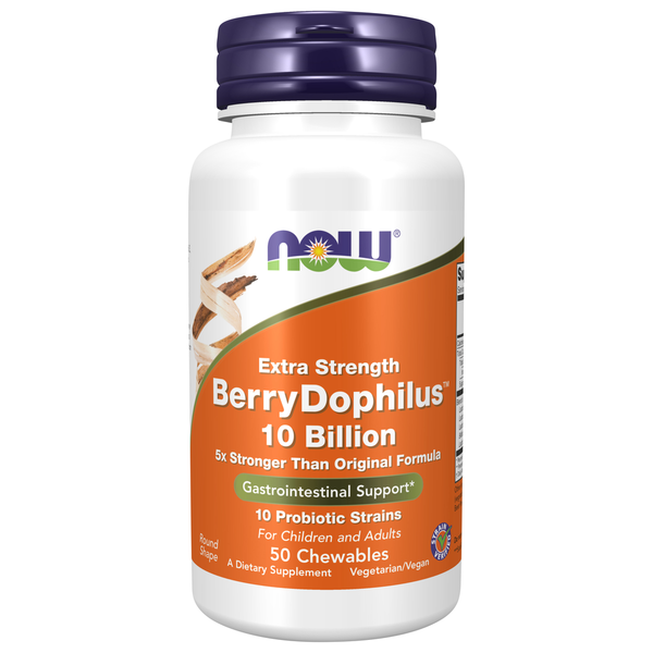 Vitamins & Supplements NOW BerryDophilus™ Extra Strength 10 Billion hero