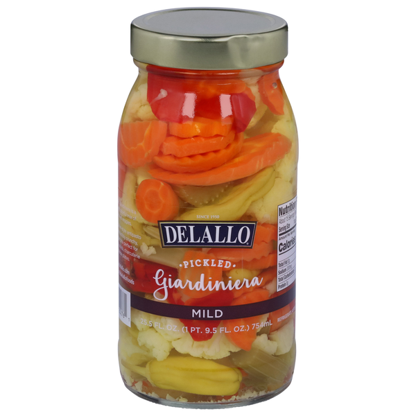 DeLallo Giardiniera, Pickled, Mild hero