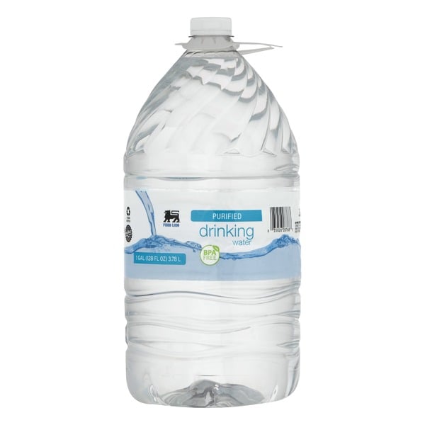 Water, Seltzer & Sparkling Water Food Lion Purified Drinking Water Gallon (package type may vary) hero