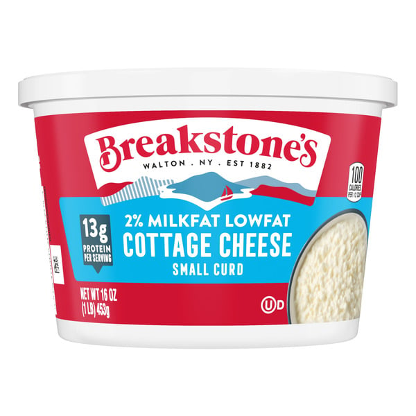 Other Creams & Cheeses Breakstone's Small Curd 2% Milkfat Lowfat Cottage Cheese oz Tub hero