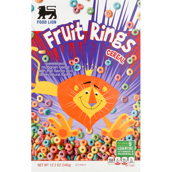 Cereal Food Lion Fruit Rings Cereal hero