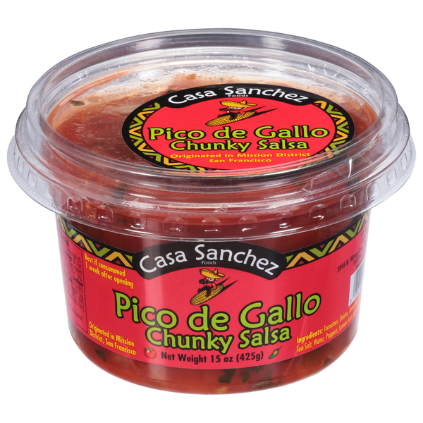 Dips & Tapenades Casa Sanchez Salsa, Chunky, Pico De Gallo hero