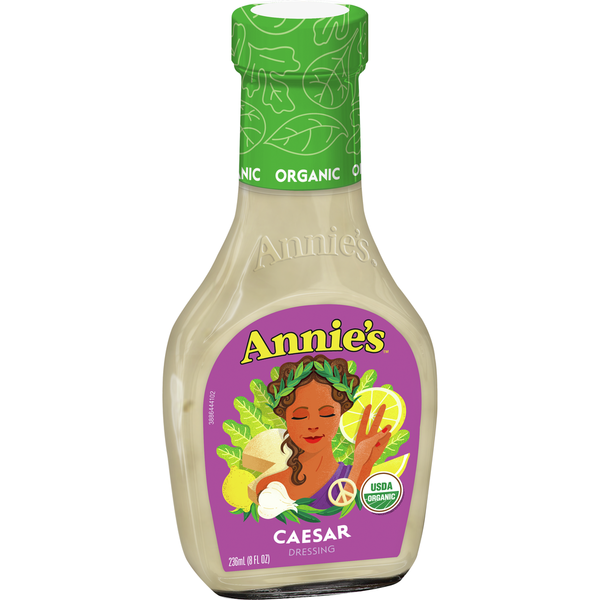 Salad Dressing & Toppings Annie's Organic Caesar Salad Dressing hero