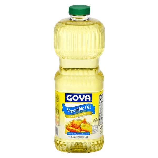 Oils & Vinegars Goya Vegetable Oil, 100% Soybean hero