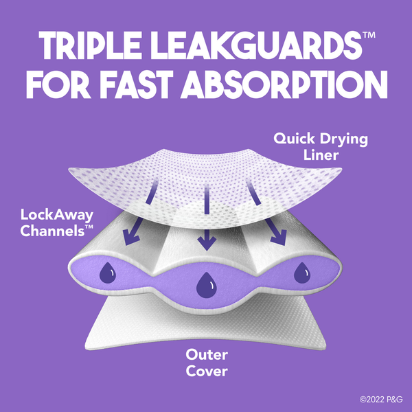 Luvs diapers triple orders leakguards