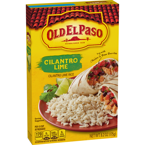 Grains, Rice & Dried Goods Old El Paso Cilantro Lime Seasoned Rice hero