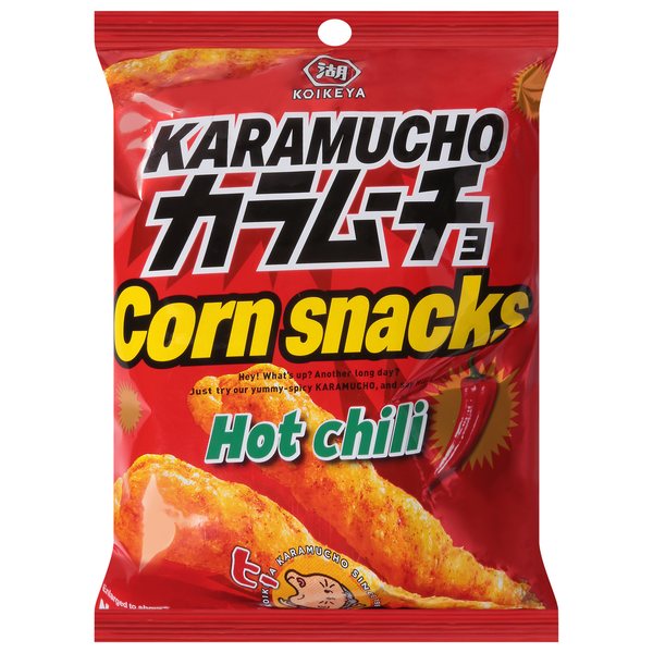 Koikeya Corn Snacks, Hot Chili hero