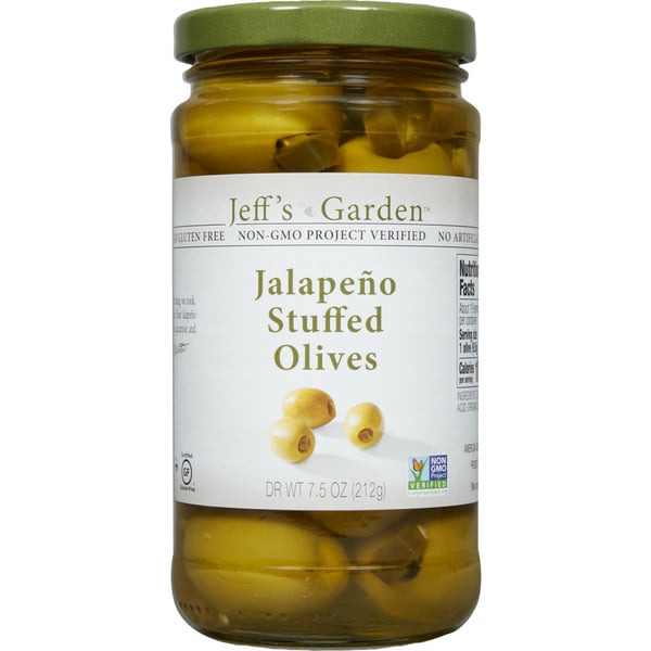 Pickled Goods & Olives Jeff's Garden Jalapeño Stuffed Olives hero