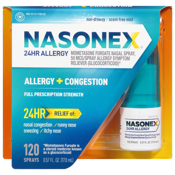 Nasonex Allergy + Congestion, Full Prescription Strength hero