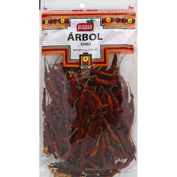 Mexican/Hispanic/Latino Foods Badia Spices Chili, Arbol hero