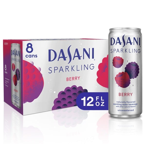 Water, Seltzer & Sparkling Water DASANI Sparkling Berry Water Beverage, Unsweetened hero