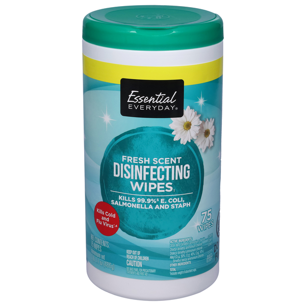 Cleaning Products Essential Everyday Disinfecting Wipes, Fresh Scent hero