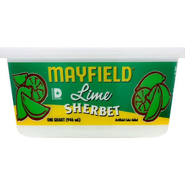 Ice Cream, Novelties & Ice Mayfield Dairy Farms Lime Sherbet hero