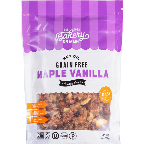 Granola Bakery On Main Energy Food, Grain Free, Maple Vanilla hero