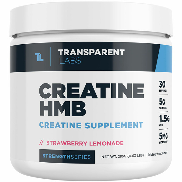 Pre-Workout Transparent Labs Strawberry Lemonade StrengthSeries Creatine Supplement hero