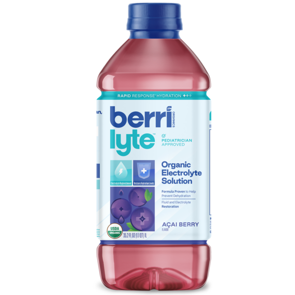 Water, Seltzer & Sparkling Water Berri Lyte Electrolyte Solution, Acai Berry Flavor, Organic, Plan-Based hero