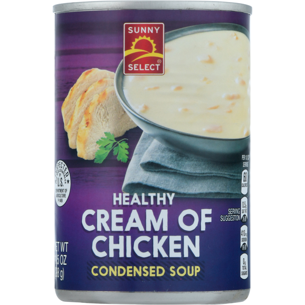 Soup, Broth & Bouillon Sunny Select Condensed Soup, Healthy, Cream of Chicken hero