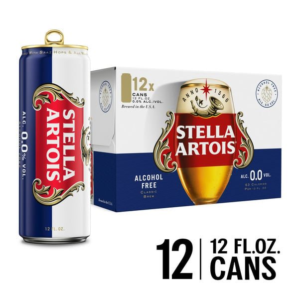 Ale Stella Artois 0.0 Non Alcoholic Beer, Alcohol Free Lager hero