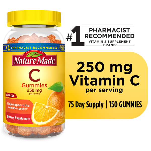 Nature Made Vitamin C Gummies 250 mg per serving hero