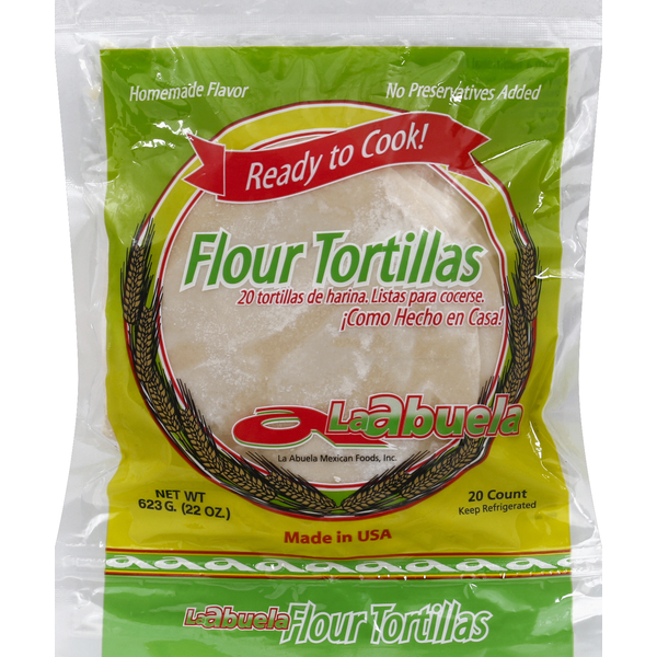 Tortillas & Flat Bread La Abuela Mexican Foods, Inc. Tortillas, Flour hero