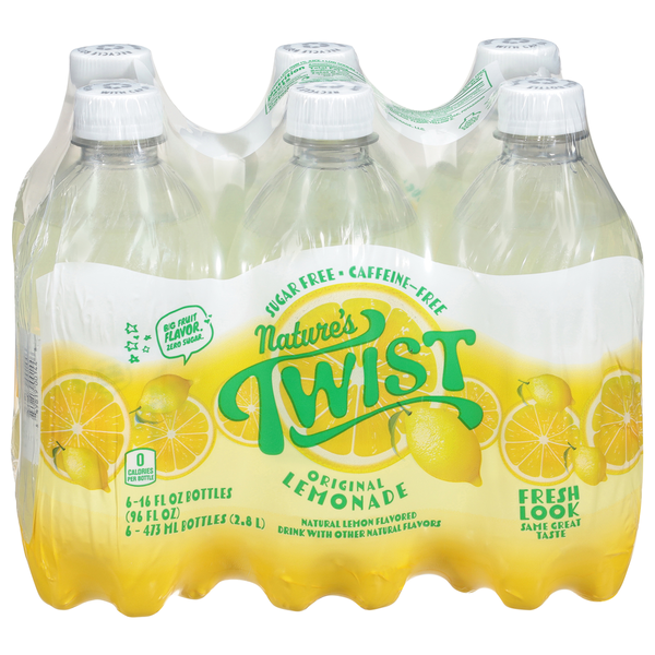 Soft Drinks Nature's Twist Lemonade, Original hero