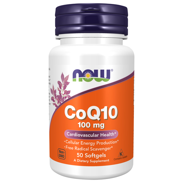 Vitamins & Supplements NOW CoQ10 100 mg hero