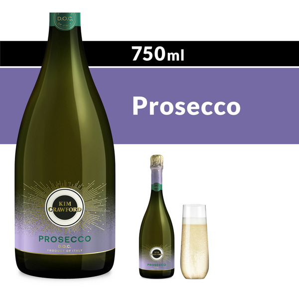 White Wines Kim Crawford Prosecco DOC, Italian White Sparkling Wine Bottle hero