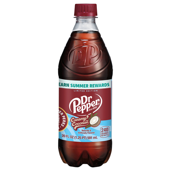 Dr Pepper Soda, Creamy Coconut hero