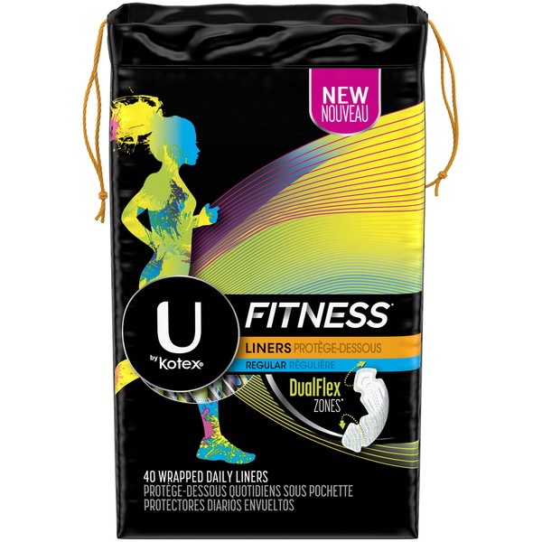 Feminine Care U by Kotex Fitness Panty Liners, Light Absorbency hero