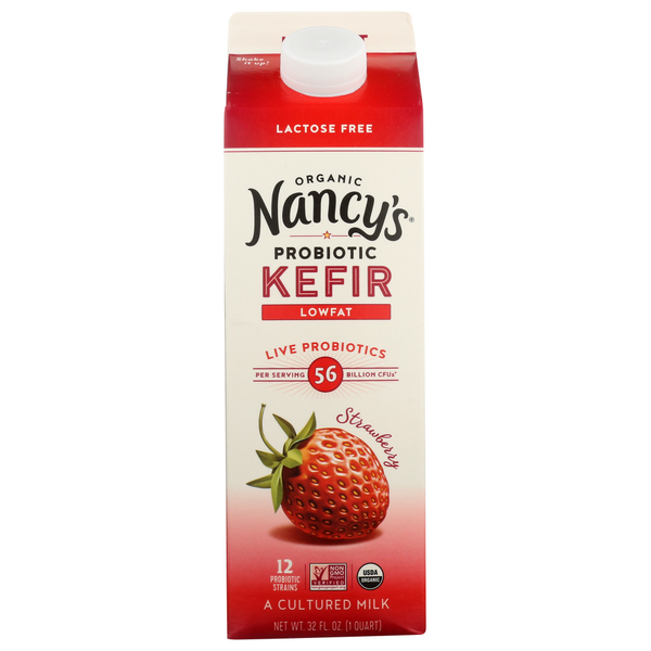 Yogurt Nancy's Organic Probiotic Lowfat Kefir hero