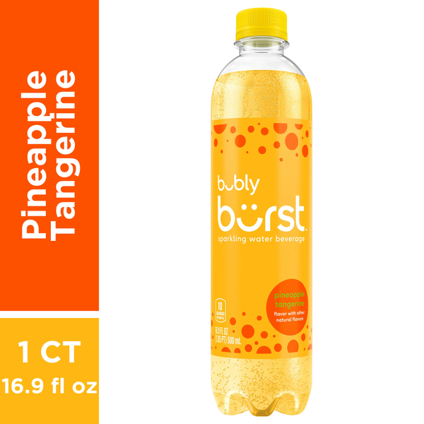 bubly Sparkling Water Beverage, Pineapple Tangerine hero