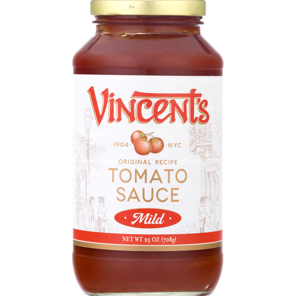 Pasta Sauce Vincent's Sauce, Tomato, Mild hero