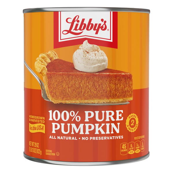 Baking Ingredients Libby's Pumpkin Pure Pumpkin hero