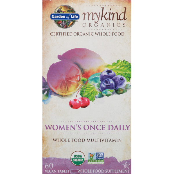 Dietary Supplements Garden of Life Multivitamin, Whole Food, Women's Once Daily, Vegan Tablets hero